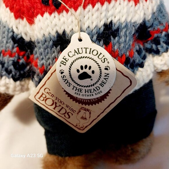 The Boyds Collection Ltd. Bailey & Friends Bear In Sweater & Pants - Picture 4 of 7